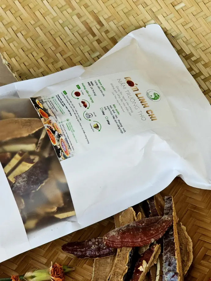 NẤM LINH CHI XẮT LÁT (500g)