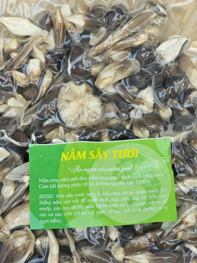 NẤM MỐI SẤY THĂNG HOA (100g)